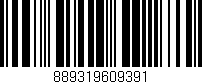 Código de barras (EAN, GTIN, SKU, ISBN): '889319609391'