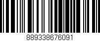 Código de barras (EAN, GTIN, SKU, ISBN): '889338676091'