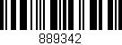 Código de barras (EAN, GTIN, SKU, ISBN): '889342'