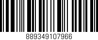 Código de barras (EAN, GTIN, SKU, ISBN): '889349107966'