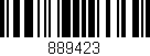 Código de barras (EAN, GTIN, SKU, ISBN): '889423'