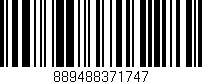 Código de barras (EAN, GTIN, SKU, ISBN): '889488371747'