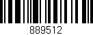 Código de barras (EAN, GTIN, SKU, ISBN): '889512'