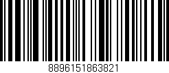 Código de barras (EAN, GTIN, SKU, ISBN): '8896151863821'