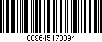 Código de barras (EAN, GTIN, SKU, ISBN): '889645173894'