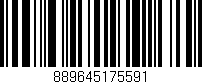 Código de barras (EAN, GTIN, SKU, ISBN): '889645175591'