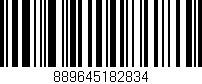 Código de barras (EAN, GTIN, SKU, ISBN): '889645182834'