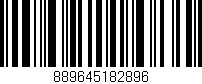 Código de barras (EAN, GTIN, SKU, ISBN): '889645182896'