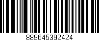 Código de barras (EAN, GTIN, SKU, ISBN): '889645392424'