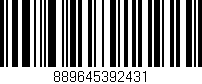 Código de barras (EAN, GTIN, SKU, ISBN): '889645392431'