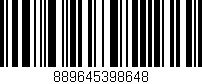 Código de barras (EAN, GTIN, SKU, ISBN): '889645398648'