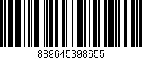 Código de barras (EAN, GTIN, SKU, ISBN): '889645398655'
