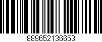 Código de barras (EAN, GTIN, SKU, ISBN): '889652136653'