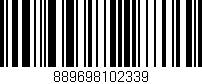 Código de barras (EAN, GTIN, SKU, ISBN): '889698102339'