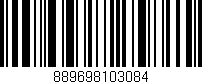 Código de barras (EAN, GTIN, SKU, ISBN): '889698103084'