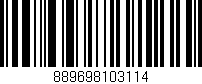 Código de barras (EAN, GTIN, SKU, ISBN): '889698103114'