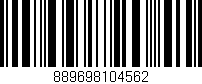 Código de barras (EAN, GTIN, SKU, ISBN): '889698104562'