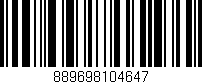 Código de barras (EAN, GTIN, SKU, ISBN): '889698104647'