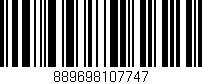 Código de barras (EAN, GTIN, SKU, ISBN): '889698107747'