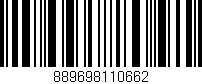Código de barras (EAN, GTIN, SKU, ISBN): '889698110662'