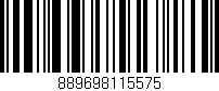 Código de barras (EAN, GTIN, SKU, ISBN): '889698115575'