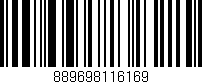 Código de barras (EAN, GTIN, SKU, ISBN): '889698116169'