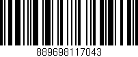 Código de barras (EAN, GTIN, SKU, ISBN): '889698117043'