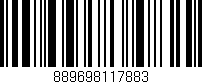 Código de barras (EAN, GTIN, SKU, ISBN): '889698117883'