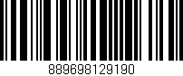 Código de barras (EAN, GTIN, SKU, ISBN): '889698129190'