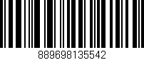 Código de barras (EAN, GTIN, SKU, ISBN): '889698135542'