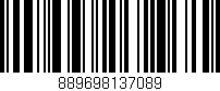 Código de barras (EAN, GTIN, SKU, ISBN): '889698137089'