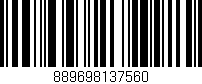 Código de barras (EAN, GTIN, SKU, ISBN): '889698137560'