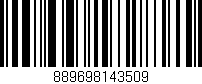 Código de barras (EAN, GTIN, SKU, ISBN): '889698143509'