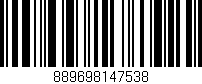 Código de barras (EAN, GTIN, SKU, ISBN): '889698147538'