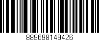 Código de barras (EAN, GTIN, SKU, ISBN): '889698149426'