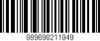 Código de barras (EAN, GTIN, SKU, ISBN): '889698211949'