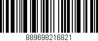 Código de barras (EAN, GTIN, SKU, ISBN): '889698216821'