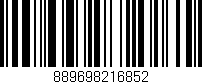 Código de barras (EAN, GTIN, SKU, ISBN): '889698216852'