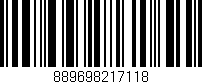 Código de barras (EAN, GTIN, SKU, ISBN): '889698217118'