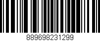 Código de barras (EAN, GTIN, SKU, ISBN): '889698231299'
