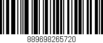 Código de barras (EAN, GTIN, SKU, ISBN): '889698265720'