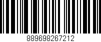 Código de barras (EAN, GTIN, SKU, ISBN): '889698267212'