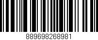 Código de barras (EAN, GTIN, SKU, ISBN): '889698268981'