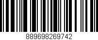 Código de barras (EAN, GTIN, SKU, ISBN): '889698269742'