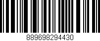 Código de barras (EAN, GTIN, SKU, ISBN): '889698294430'