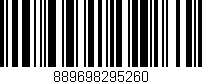 Código de barras (EAN, GTIN, SKU, ISBN): '889698295260'