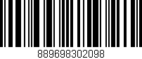 Código de barras (EAN, GTIN, SKU, ISBN): '889698302098'
