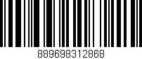 Código de barras (EAN, GTIN, SKU, ISBN): '889698312868'