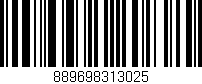 Código de barras (EAN, GTIN, SKU, ISBN): '889698313025'