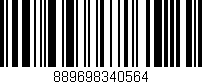 Código de barras (EAN, GTIN, SKU, ISBN): '889698340564'